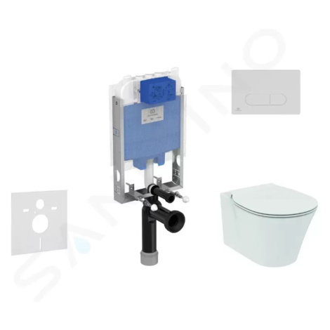 IDEAL STANDARD ProSys Set předstěnové instalace, klozetu a sedátka Connect Air, tlačítka Oleas M