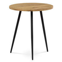 Přístavný stolek LUGO dub divoký/černá