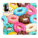 iSaprio flip pouzdro Donuts Pattern 02 pro Xiaomi Redmi Note 10 5G