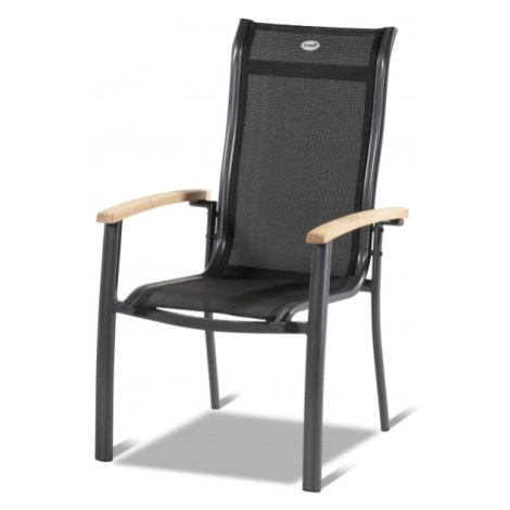 Pevné křeslo Alice s teak područkami, stohovatelné HN65292010 Hartman