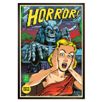 Ilustrace Horror poster, Man_Half-tube, 26.7 × 40 cm