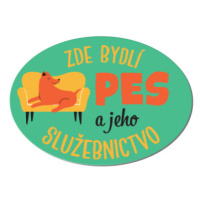 Cedulka na dveře - Pes Albi