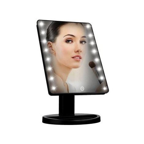 iMirror kosmetické Make-Up zrcátko s LED Dot osvětlením, černé IQTECH