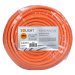 SOLIGHT PS08 prodlužovací kabel - spojka, 1 zásuvka, 30 m, 3 x 1,5mm2, oranžová