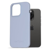 AlzaGuard Matte TPU Case pro iPhone 15 Pro světle modrý