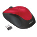 Logitech Wireless Mouse M235, red