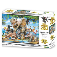 3D puzzle - Afrika úsměv 63 ks