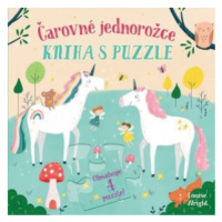 Čarovné jednorožce Kniha s puzzle - Louise Wrightová