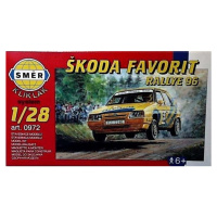 Škoda favorit rallye 96 1:28, stavebnice