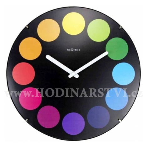 Hodiny NEXTIME 3167 Dots Dome 35cm