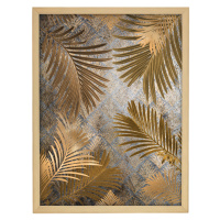 Dekoria Obraz z řady Gold Golden Leaves 30x40cm, 30 x 40 cm