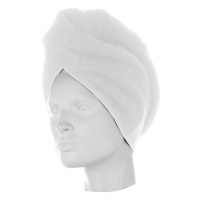 Möve Domácí froté turban na sušení vlasů, bílý