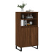 vidaXL Skříň highboard hnědý dub 60 x 36 x 110 cm kompozitní dřevo