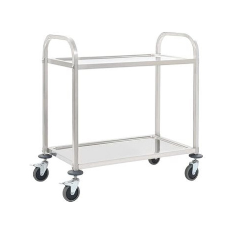 2patrový kuchyňský vozík 107×55×90 cm nerezová ocel SHUMEE
