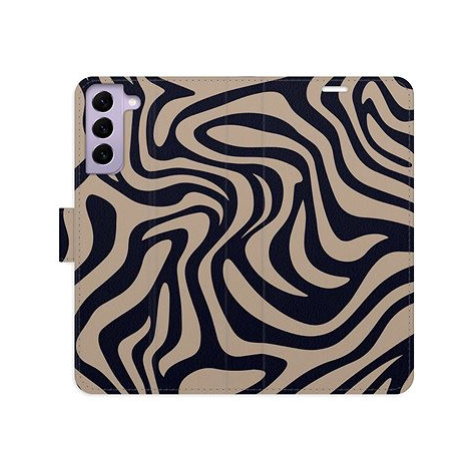 iSaprio Flip pouzdro Zebra Black 02 pro Samsung Galaxy S22 5G