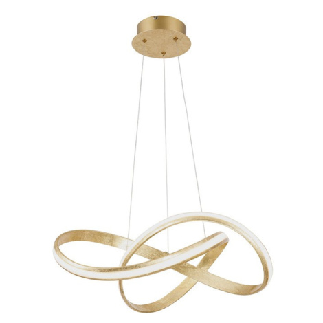 Designová závěsná lampa zlatá včetně LED 60 cm - Belinda Paul Neuhaus