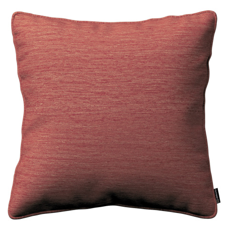 Dekoria Gabi - potah na polštář šňůrka po obvodu, červená, 60 x 60 cm, Chenille, 162-05