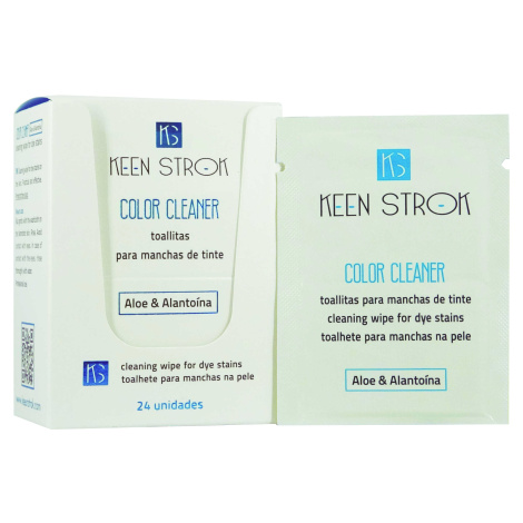 Keen Strok Color Cleaner Wipes - čistící ubrousky na pokožku po barvení, 24 ks / bal