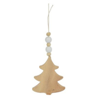 H&L Závěsná dekorace Strom, set 2 ks, bílá/přírodní