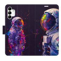 iSaprio Flip pouzdro Neon Astronaut 02 pro Samsung Galaxy A04s