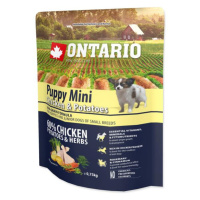 Krmivo Ontario Puppy Mini Chicken & Potatoes 0,75kg