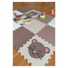Vylen Hnědá hrací podlaha puzzle 12 dílů MYŠKA