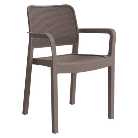 Keter Plastová židle Keter Samanna capuccino KT-610154
