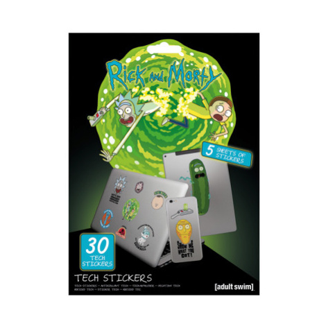 Samolepky Rick and Morty, 30 ks