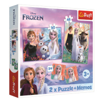 Trefl 2v1 + Memory Frozen 2 Disney