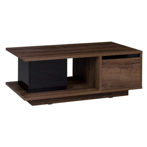GAB Konferenční stolek Devon - Klášterní dub + černý lesk GAB nábytek
