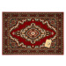 Alfa Carpets  Kusový koberec TEHERAN T-102 red - 190x280 cm