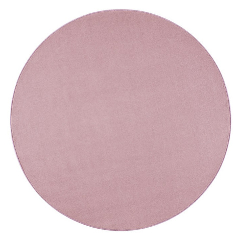 Hanse Home Collection koberce Kusový koberec Nasty 104446 Light-Rose  - 200x200 (průměr) kruh cm