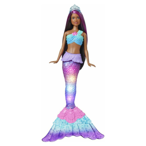 Mattel Barbie Blikající mořská panna brunetka