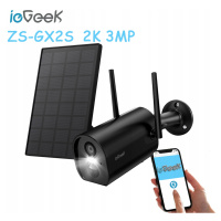 Venkovní solární Wifi kamera 3MPx 2034*1296P Full Hd podpora Pir ieGeek