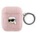 Pouzdro Karl Lagerfeld KLA2PGKIPP AirPods 1/2 cover pink Monogram Karl Head (KLA2PGKIPP)