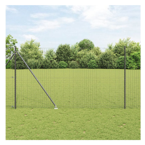 vidaXL Plotový sloupek. 26 pcs Šedá 3,2 x 3,2 x 170 cm