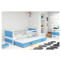 BMS Dětská postel s přistýlkou RICO 2 | bílá 80x190 cm Barva: Modrá