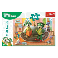 Trefl Puzzle Treflíci - Společné čtení / 60 dílků