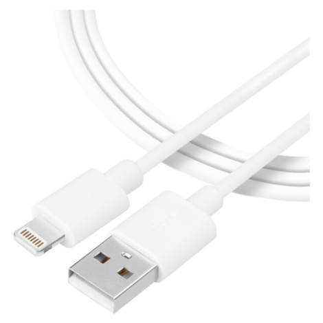 Tactical Smooth Thread Cable USB-A/Lightning 0,3m bílý