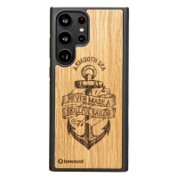 Pouzdro Bewood pro Samsung Galaxy S23 Ultra Kotva Dub