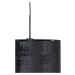 Moderní závěsná lampa černá s černým odstínem 35 cm - Combi