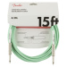 Fender Original Series 15' Instrument Cable Surf Green