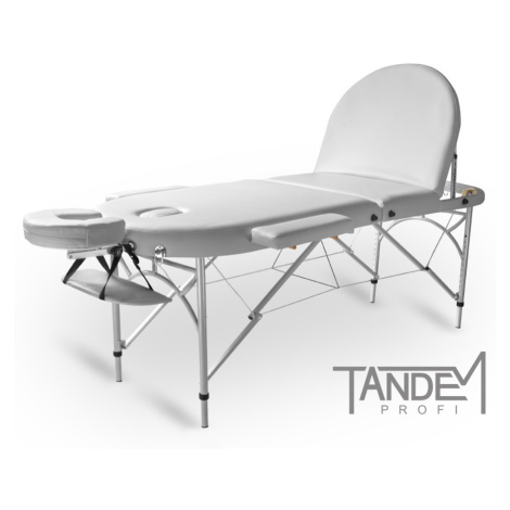 Skládací masážní stůl TANDEM Profi A3D Oval Barva: bílá