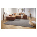 Mint Rugs - Hanse Home koberce Kusový koberec Cloud 103935 Darkgrey - 160x230 cm