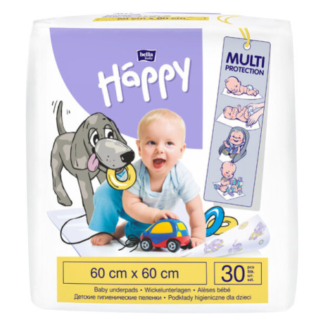 BELLA HAPPY Dětské podložky 60 x 60 cm (30 ks) Bella Baby Happy