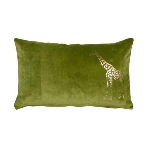 Polštář s žirafou zelená 30x50cm Blyco