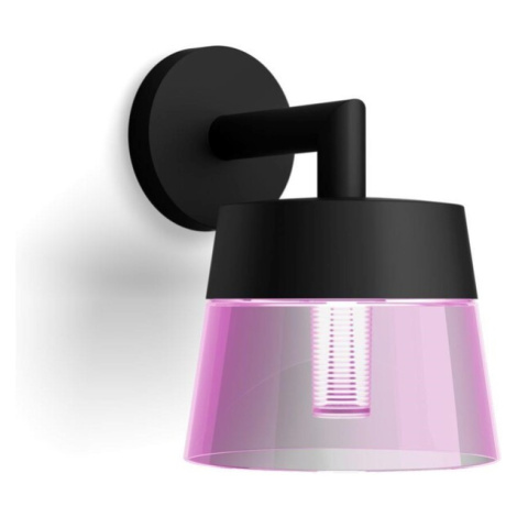 Philips HUE Attract nástěnné venkovní svítidlo LED černé SKL000389132 Černá