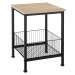 tectake 404694 odkládací stolek grimsby 40x40x55,5cm - Industriální dřevo tmavé, rustikální - In