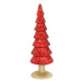 Dekoria Dekorace Red Christmas Tree 36cm, 10 x 36 cm