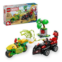 LEGO® Marvel 11198 Spin, Electro a honička s dinosauřím vozidlem